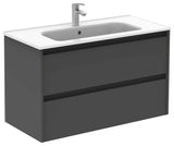 Unit 40" Sansa 2 Drawers, Anthracite