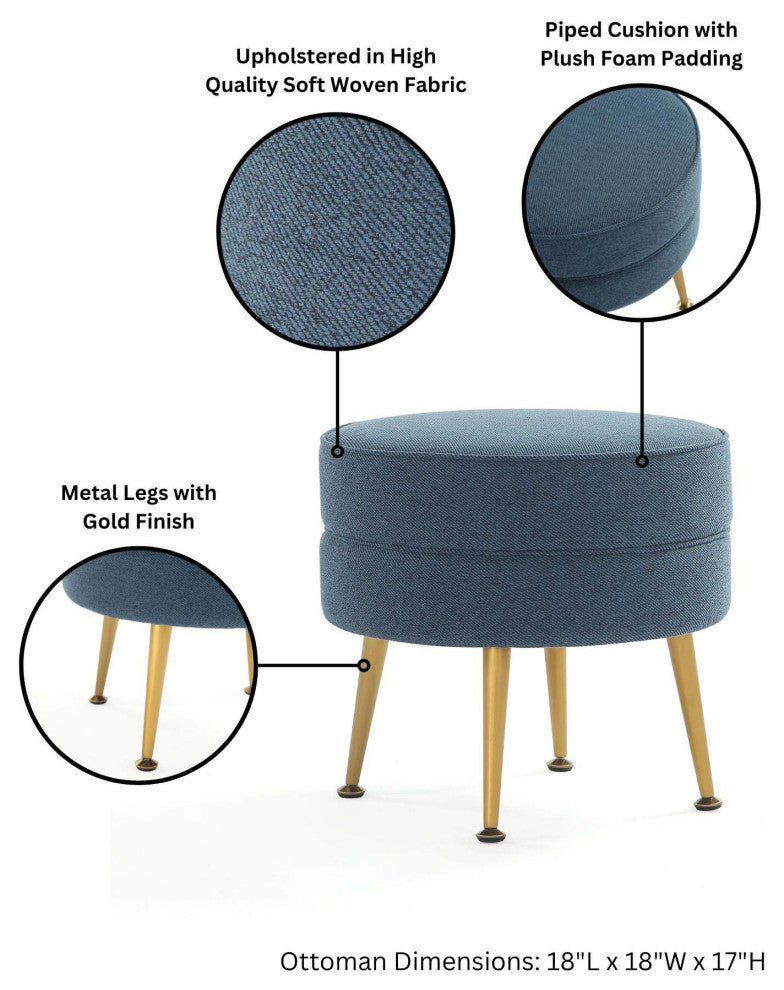 Manhattan Comfort Bailey Ottoman