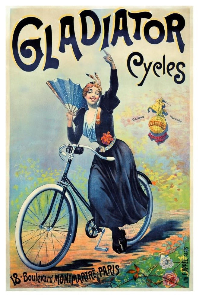 "Gladiator Cycles" Digital Paper Print by Unknown, 26"x38"
