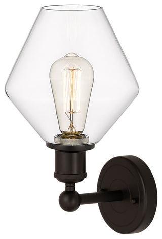 Edison Cindyrella 1-Light 8" Sconce, Oil Rubbed Bronze, Clear Shade