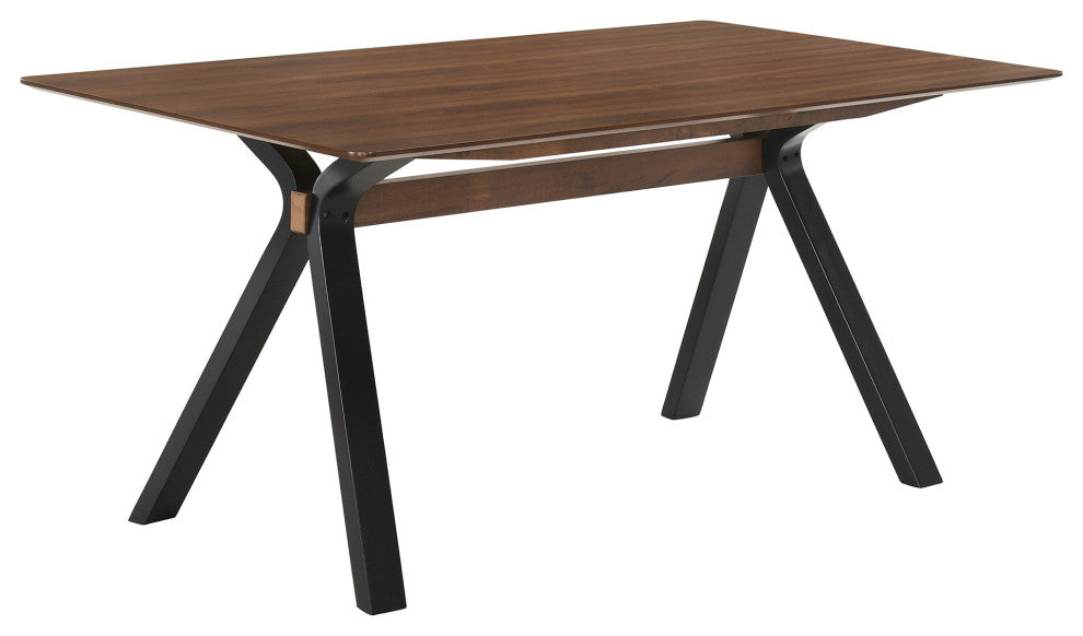 Laredo Rowan 5-Piece Walnut Dining Set