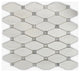 Bianco Dolomiti Polished Octagon Marble Mosaic