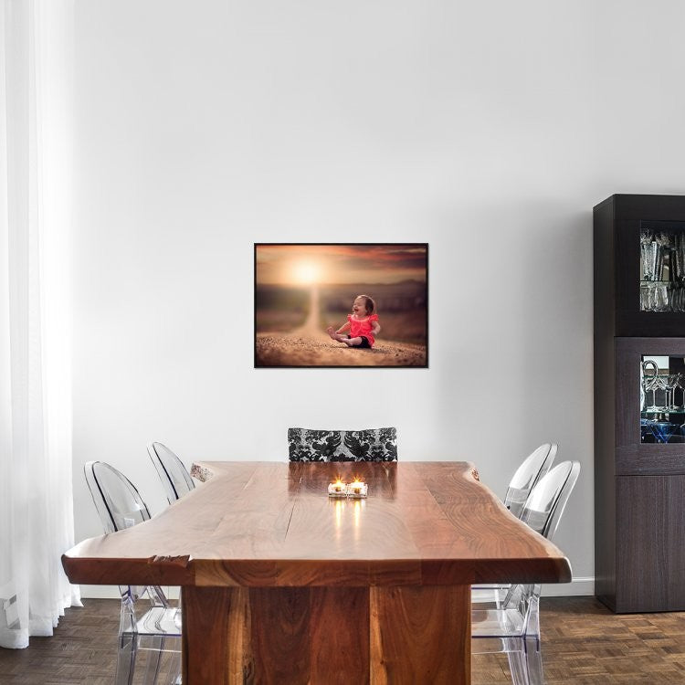 "Feelin Good" Framed Canvas Giclee by Jake Olson, 31x22"