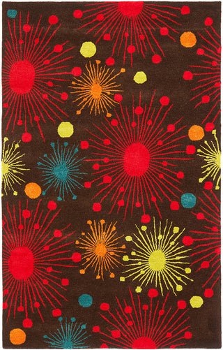 Safavieh Soho Soh747B Rug, Brown/Multi, 3'6"x5'6"