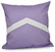 Geometric Decorative Pillow, Lilac, 18"x18"