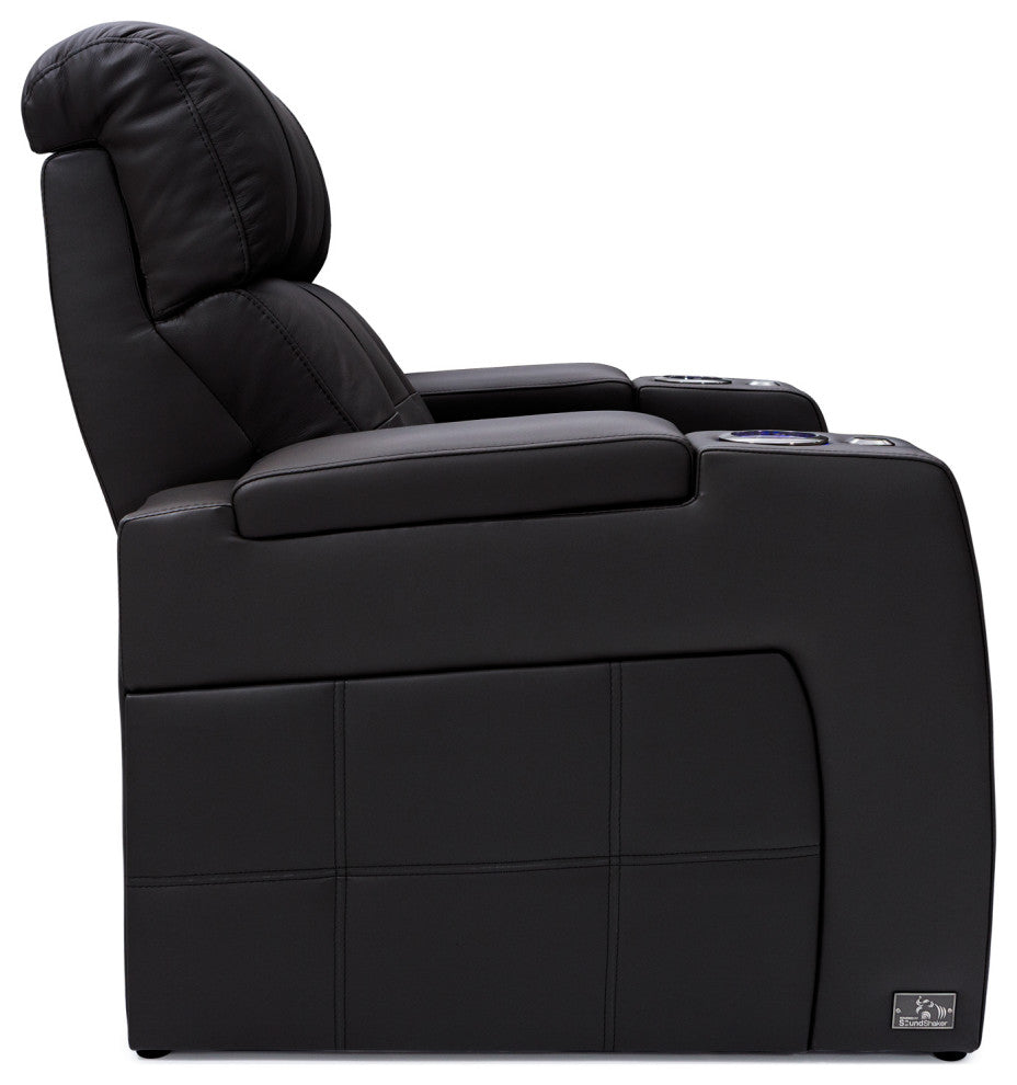 Seatcraft Kodiak Home Theater Seating, Black, Row of 1