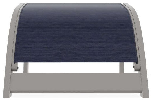Adirondack Sling Outdoor Ottoman, Collect Indigo/Warm Gray