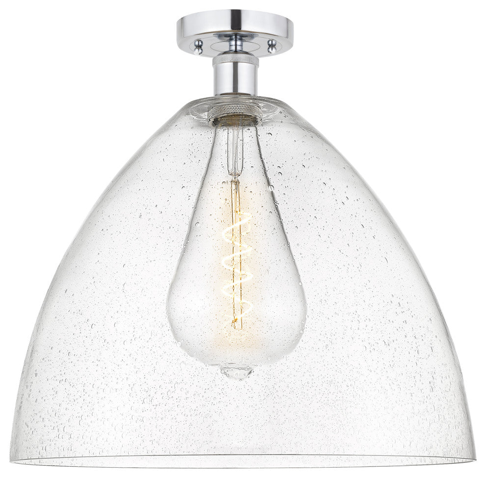 Innovations 616-1F-PC-GBD-164 1 Light Semi-Flush Mount, Polished Chrome
