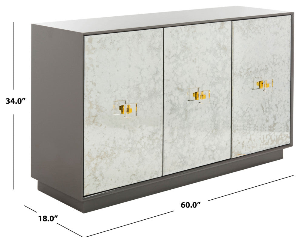 Safavieh Couture Felice Eglomise Sideboard, Grey