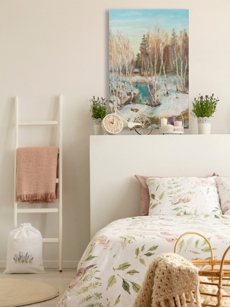 "Day Dreams in Streams" Painting Print on Wrapped Canvas, 24x36