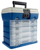 Storage Tool Box-Durable Organizer Utility Box-4 Drawers by Wakeman, Dark Blue