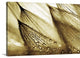 "Sweeping in the Rain-Gold" Wrapped Canvas Art Print, 36"x24"x1.5"
