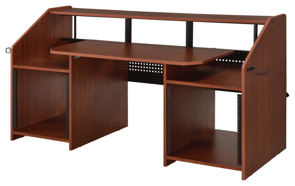 Wooden Music Desk With Side Hook, Natural