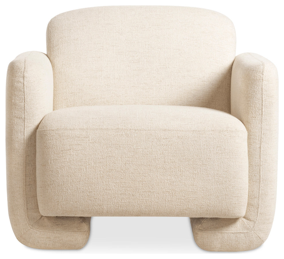 Fallon Flecked Ivory Accent Chair