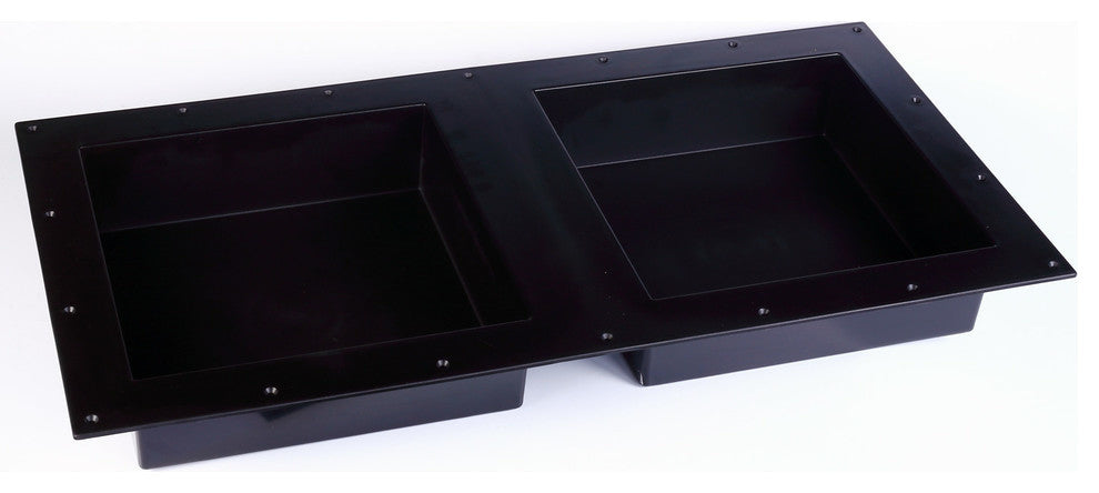 Rectangular Shower Niche Waterproof Double Shelve Bathroom Organizer, 32"x16"