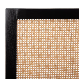 Safavieh Vienna Cane Headboard Black Twin