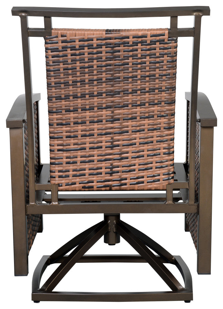 Palmetto Swivel Chair 2-pack - Bronze