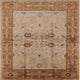 Ahgly Company Indoor Square Mid-Century Modern Area Rugs, 4' Square