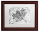 Jason Shaffer 'Encased in Ice' Matted Framed Art, Wood Frame, White Mat, 14x11