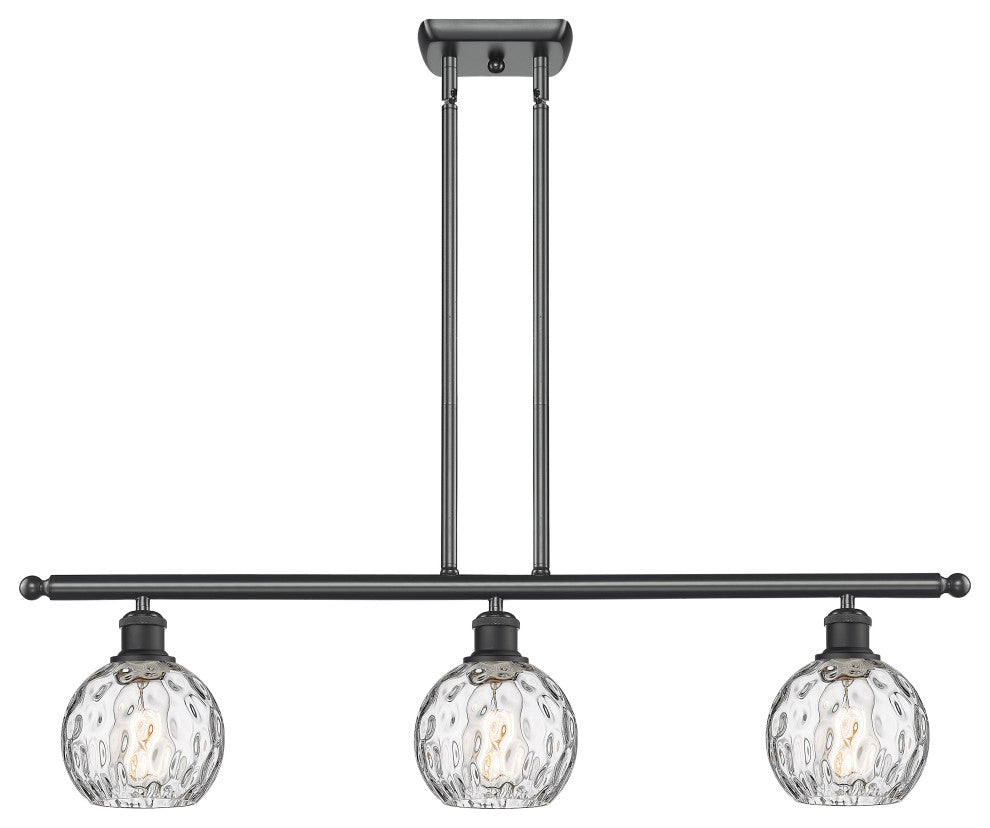 Innovations 516-3I-BK-G1215-6-LED 3 Light Island Light, Matte Black