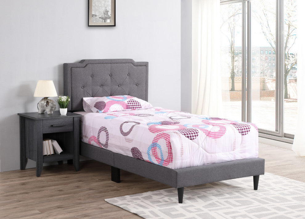 Starlight All in One Bed, Light Gray, Twin