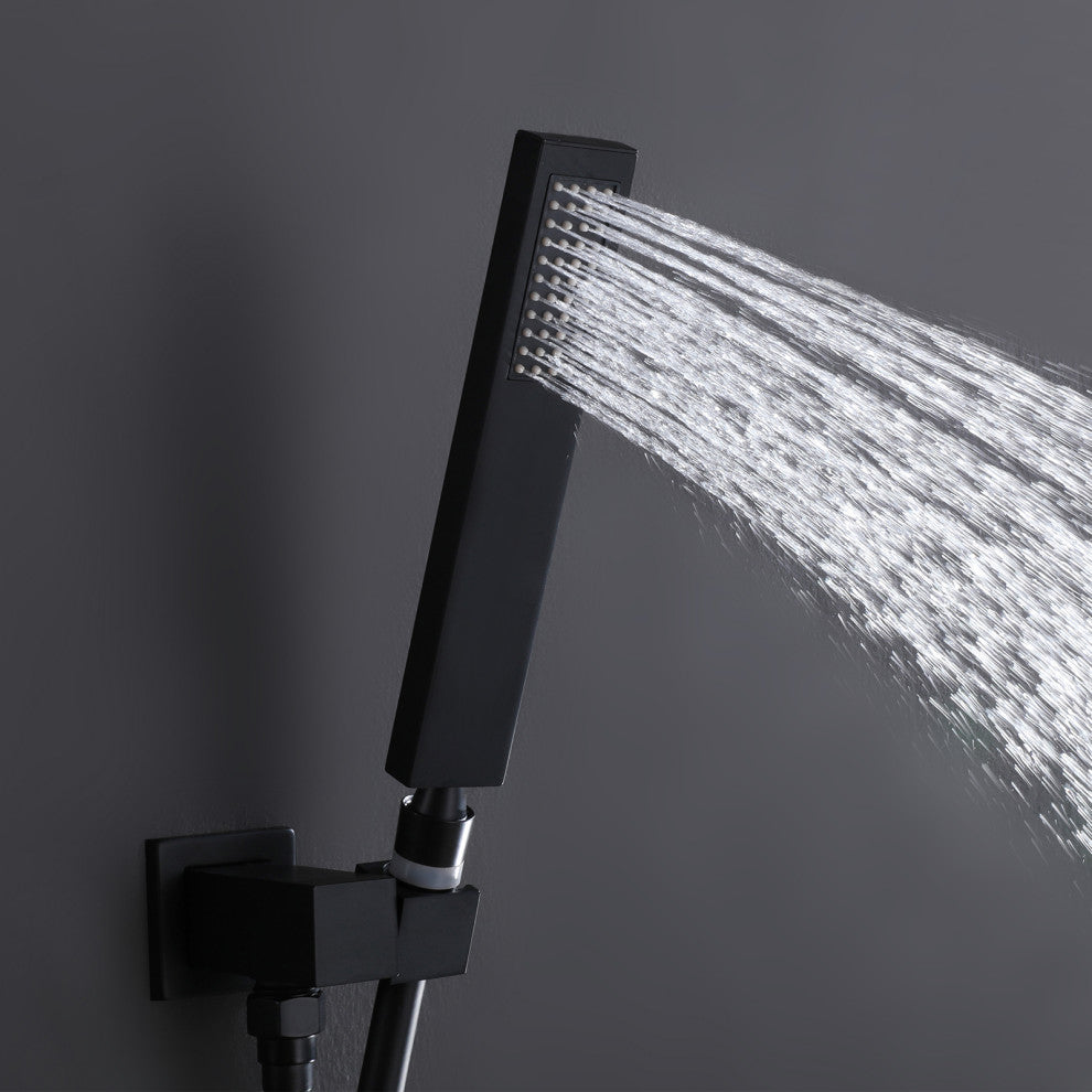 Multi-Function Pressure Balanced Rain Shower System with Hand Shower