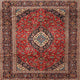 Ahgly Company Indoor Square Traditional Area Rugs, 3' Square