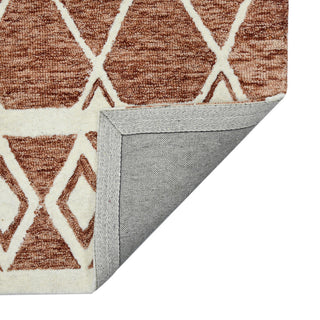 Vista Raton Area Rug, Red, 8' x 10', Geometric