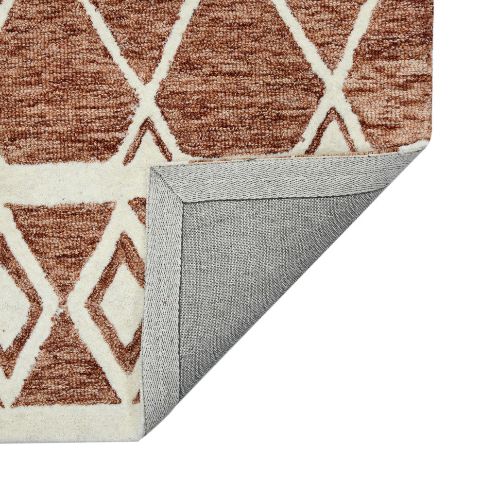 Vista Raton Area Rug, Red, 8' x 10', Geometric