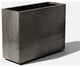Metallic Series Corten Steel Span Planter, Large