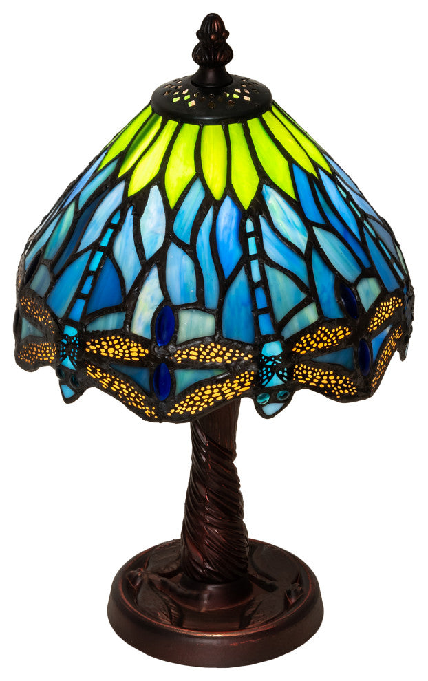 13 High Tiffany Hanginghead Dragonfly Mini Lamp