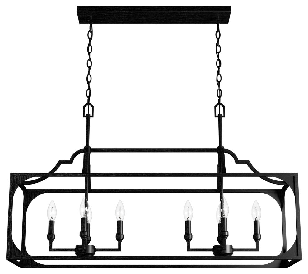Highland Hill Rustic Iron 8 Light Chandelier Ceiling Light Fixture