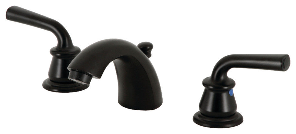 Kingston Brass KB950RXL Mini-Widespread Bathroom Faucet, Pop-Up Drain