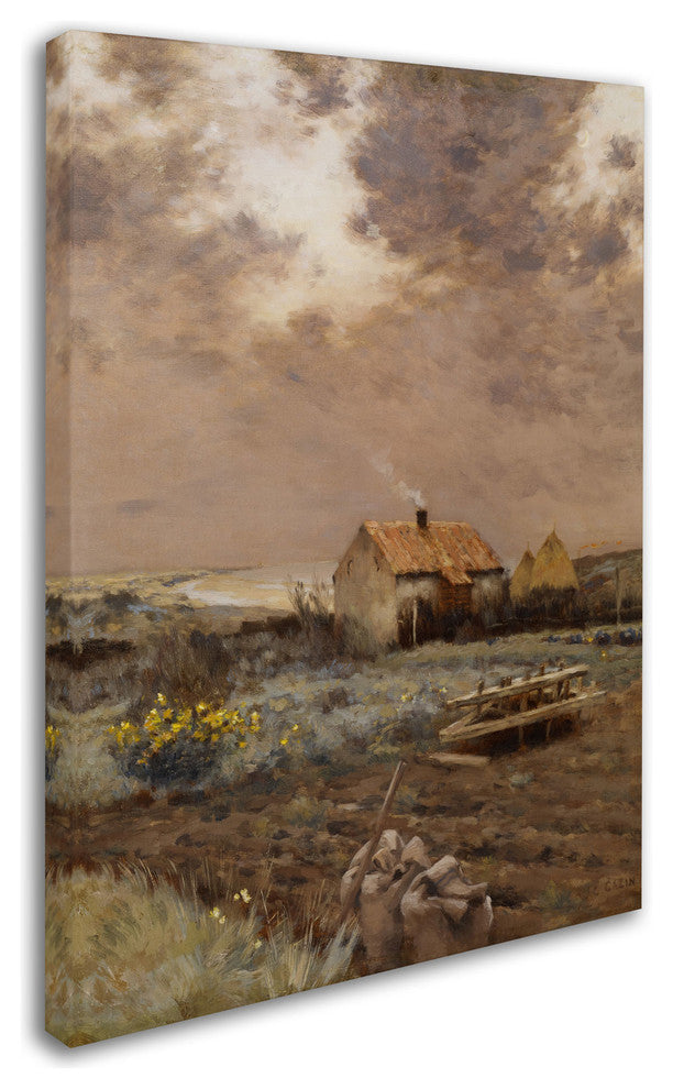 'Landscape, 1880' Canvas Art by Jean Cazin