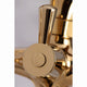 Kingston Brass Clawfoot Tub Faucet With Hand Shower, Polished Brass