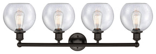 Athens 4-Light 35" Bath Vanity Light, Oil Rubbed Bronze, Seedy