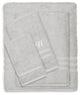 Denzi 4-Piece Towel Combination Set With Monogrammed Letter, H, Grey