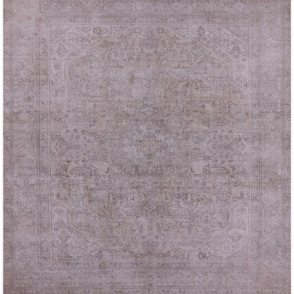 Ahgly Company Indoor Square Mid-Century Modern Area Rugs, 6' Square