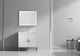 36" Tennant Brand Modern Style White Eileen Bathroom Sink Vanity