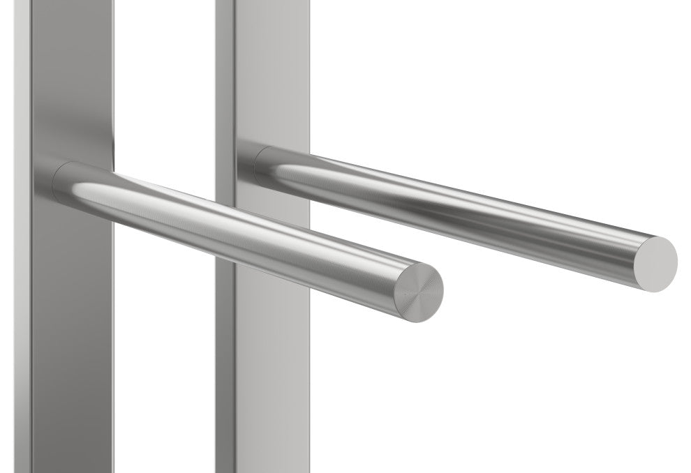 Vino Rails Flex 45 (cork forward modern wall mounted wine rack), Gunmetal, Standard Bottles (750ml)