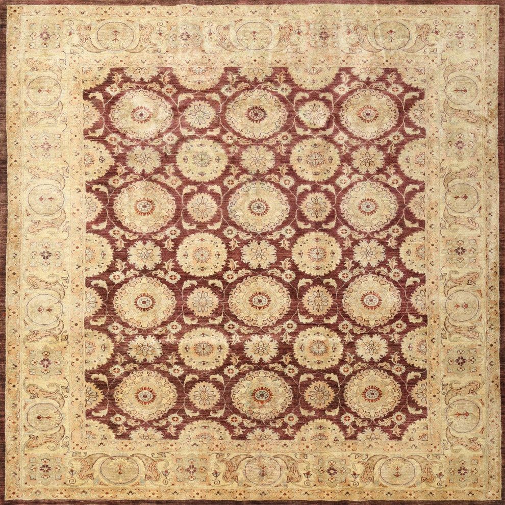 Ahgly Company Indoor Square Traditional Area Rugs, 6' Square
