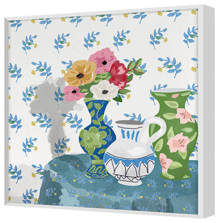 Williams Vase 2 Fine Art Print, White, 36"x36"