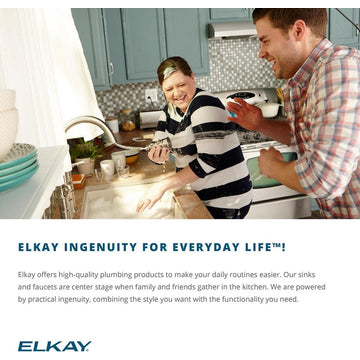 Elkay BPSR15 Celebrity 15" Drop In Single Basin Stainless Steel - 3 Faucet
