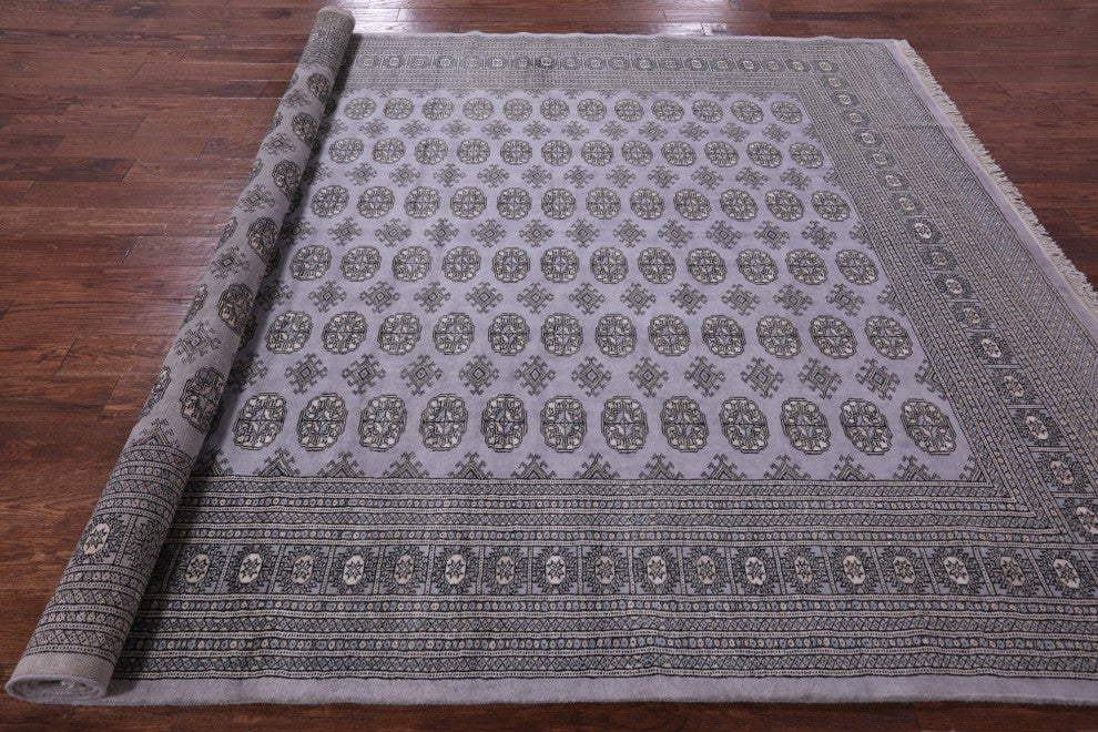 Handmade Silky Bokhara Wool Rug 8' 2" X 10' 4" - Q13757