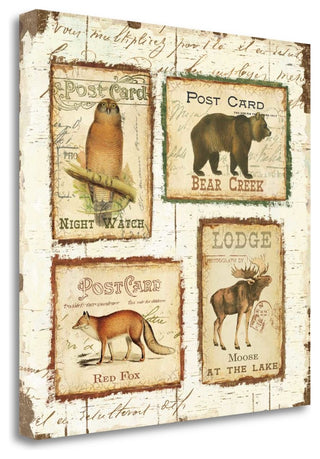 "Lodge Memories II" By Pela, Giclee Print on Gallery Wrap Canvas, Ready to Hang
