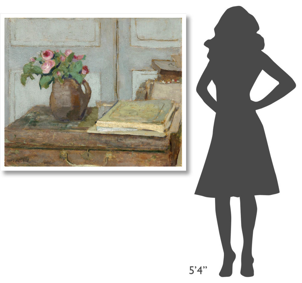"The Artist's Paint Box and Moss Roses, 1898" Print by Edouard Vuillard, 46"x39"