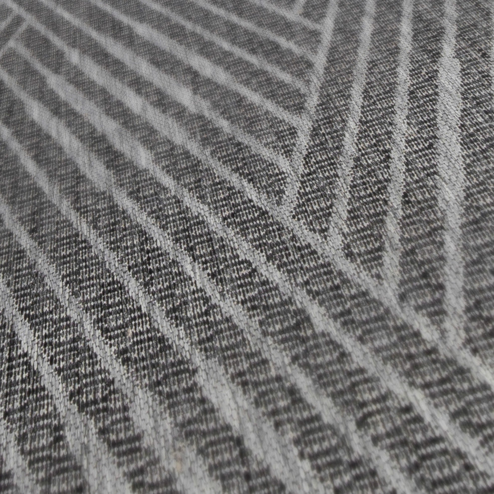 Maryland Abbel Runner, Gray, 2'4" x 8', Geometric