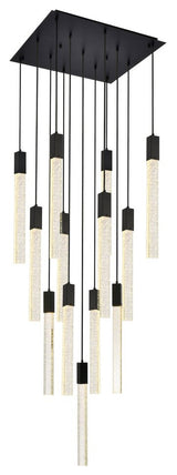 Wade 13-Light Pendant, Black