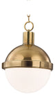 Hudson Valley 612-AGB, 1 Light Pendant