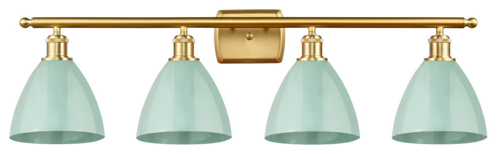 Innovations 516-4W-SG-MBD-75-SF 4 Light Bath Vanity Light, Satin Gold